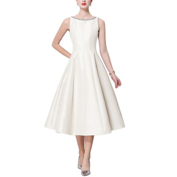ELAINE Dresses & Skirts - Elaine Womens  Midi Dress